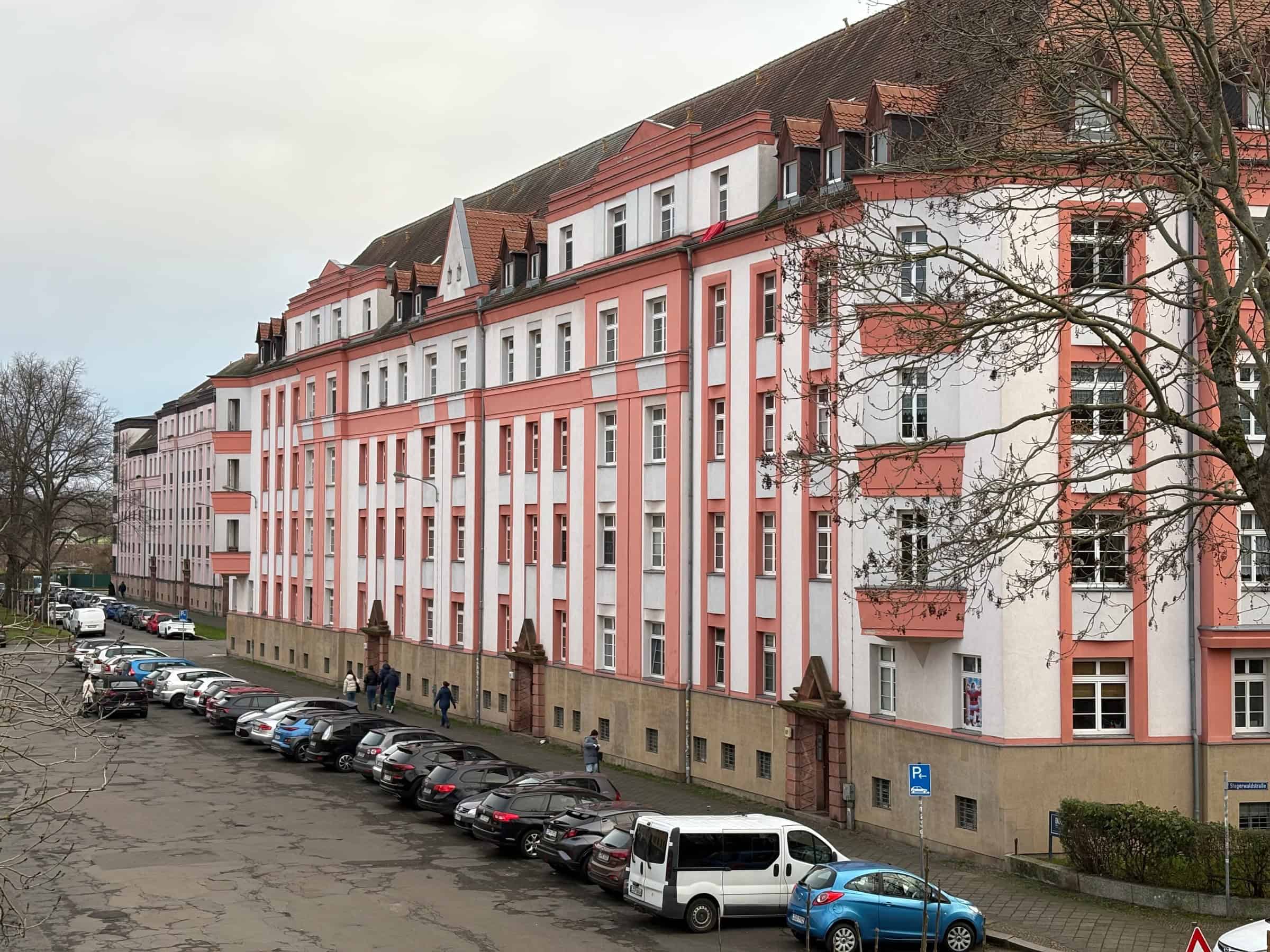 An Art deco building